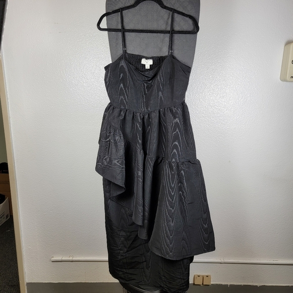 Kate Spade Women's Tiered Ruffle Midi Tank Dress NY Target Black Size M - Picture 1 of 6